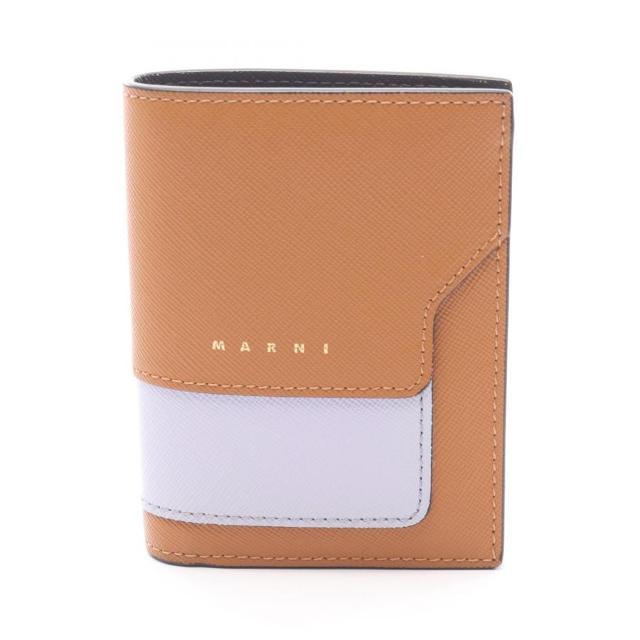 MARNI マルニ　二つ折り財布 バイフォールドウォレット MARNI（マルニ） バイフォールドウォレット ブランドオフ レザー 二