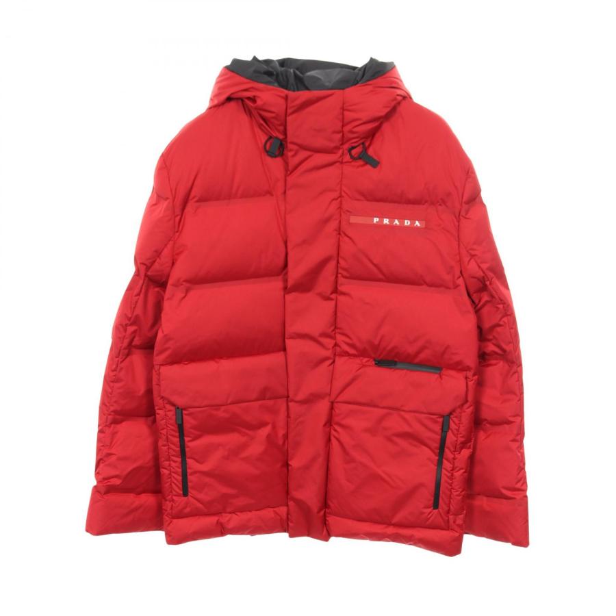 PRADA SPORT LINEA ROSSA プラダスポーツ リネアロッサ ダウンジャケット エクストリームテックスライト フーデッド プラダスポーツ リネアロッサ エクストリームテックスライト