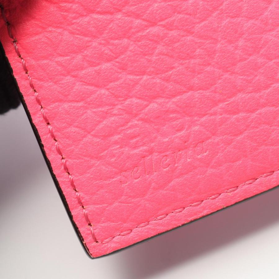 フェンディ FENDI セレリア 三つ折り財布 財布 レザー レディース ピンク系 8M0395 【中古】 FENDI - フェンディ FENDI セレリア 三つ折り財布 財布 レザー