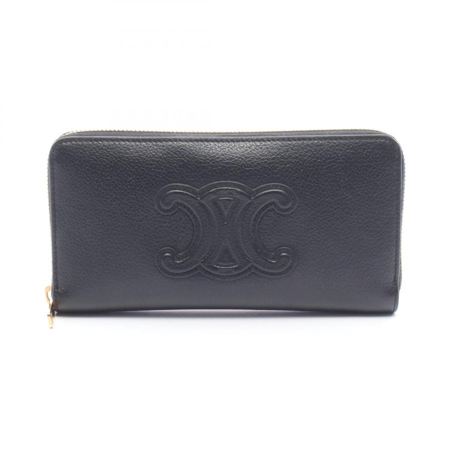 CELINE 長財布 ウォレット ラージジップドウォレット CELINE（セリーヌ） トリオンフ ラージ ジップウォレット ブランドオフ