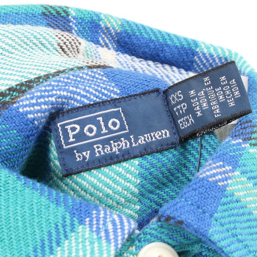 ポロ・ラルフローレン POLO RALPH LAUREN チェック 衣料品 トップス コットン メンズ ブルー系 / マルチカラー 【中古】 POLO RALPH LAUREN（ポロ・ラルフローレン） チェック ブランドオフ