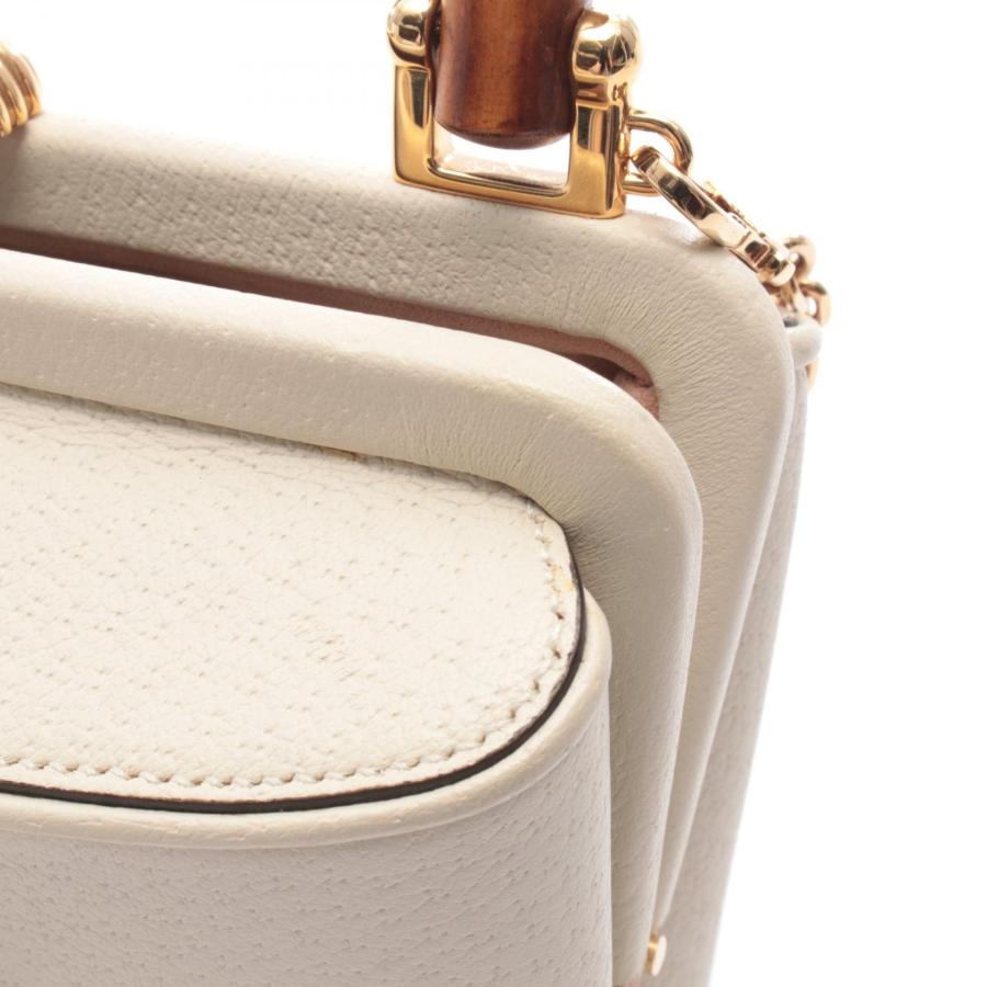 GUCCI（グッチ） バンブー ミニ バケット ブランドオフ レザー
