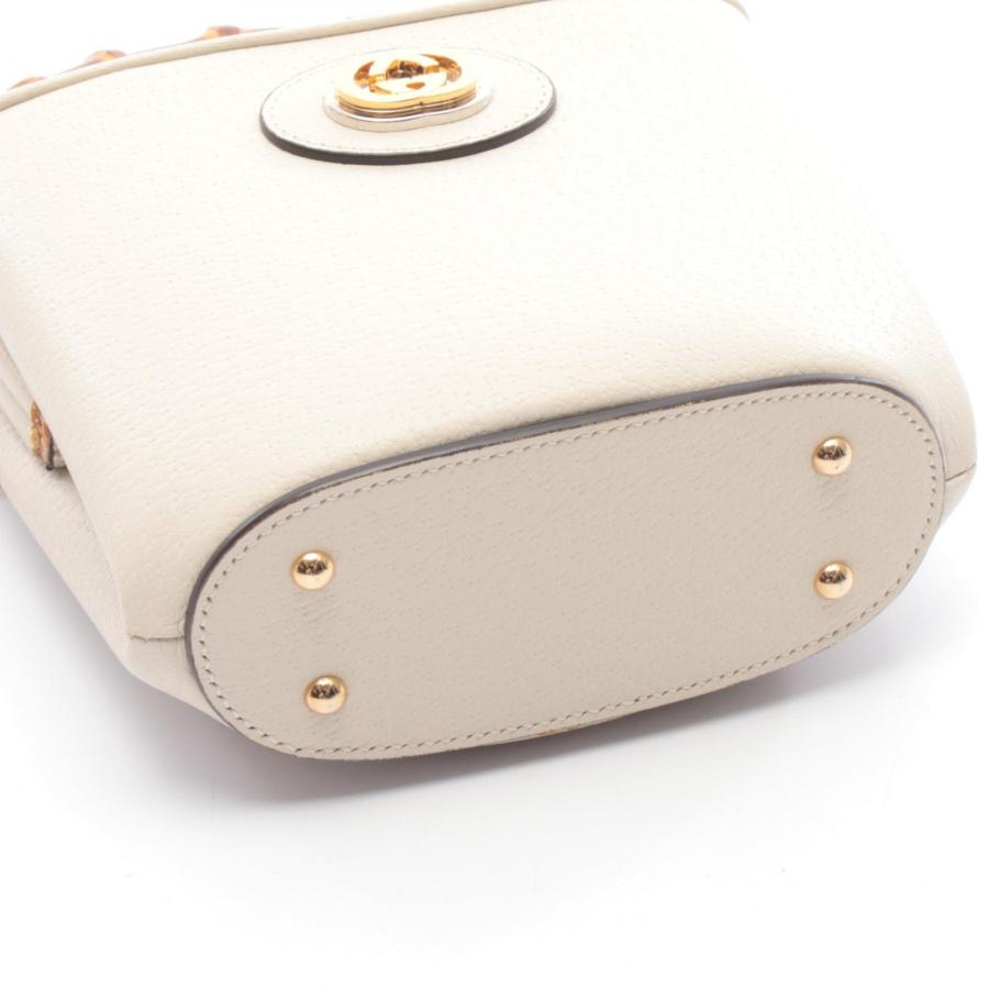 GUCCI（グッチ） バンブー ミニ バケット ブランドオフ レザー