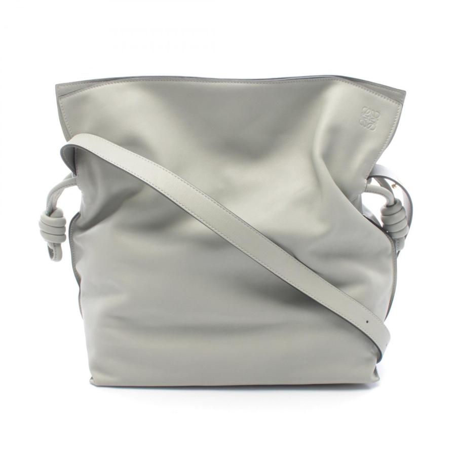 LOEWE（ロエベ） フラメンコクラッチ ラージ ブランドオフ レザー 