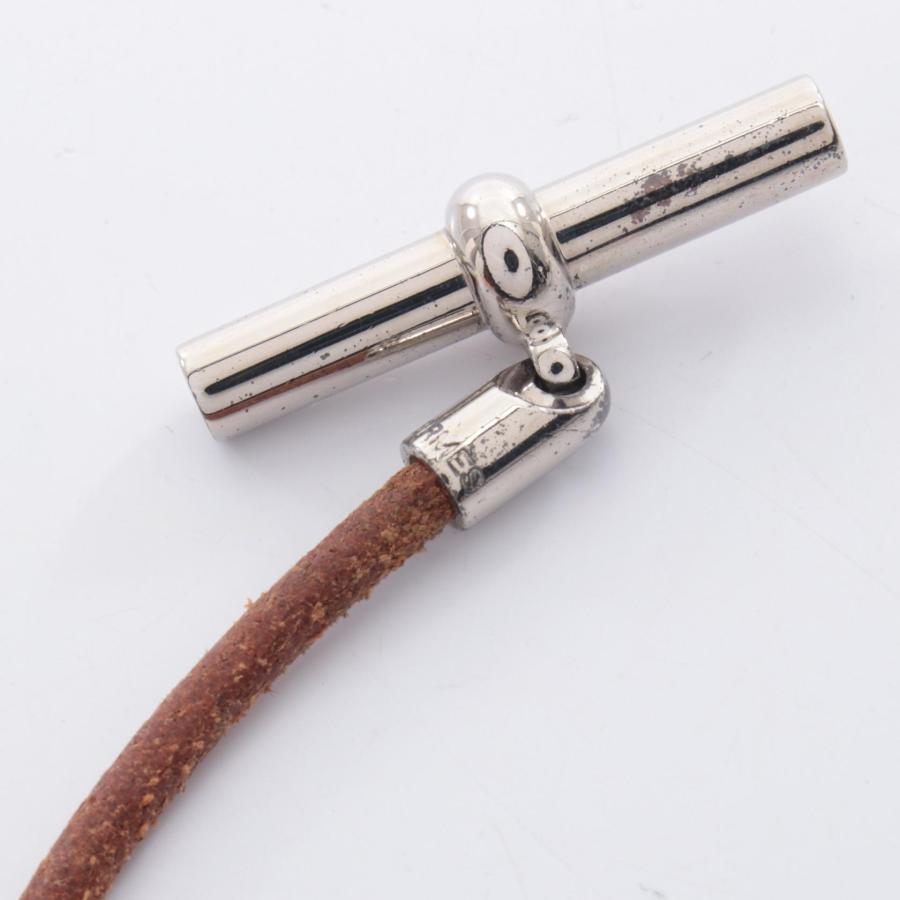 HERMES（エルメス） グレナン ブランドオフ レザー ブレスレット 中古