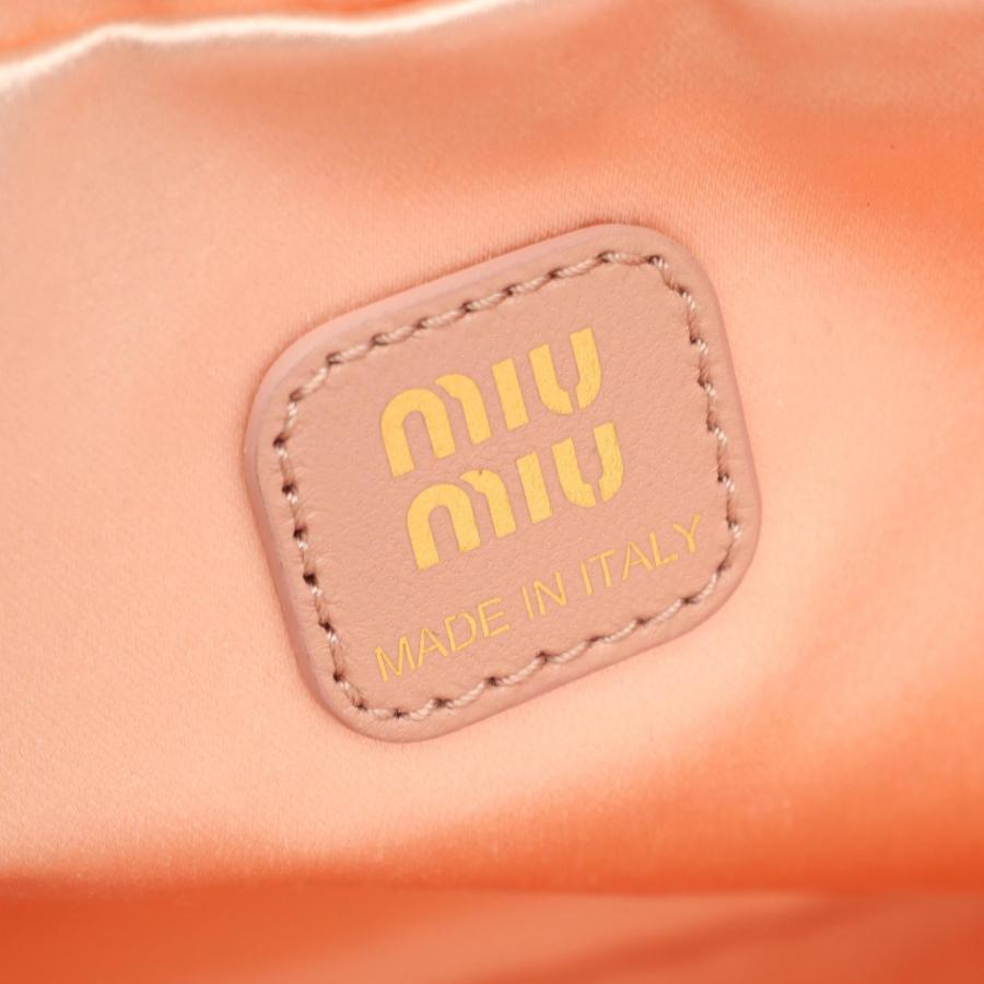 ミュウ ミュウ RASO ブランドオフ Miu Miu シルク ポーチ サテン 中古 レディース_3