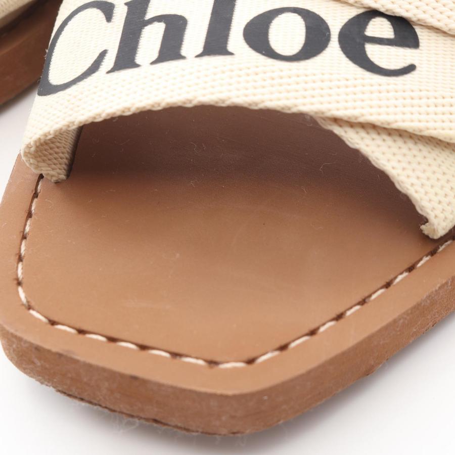 Chloe（クロエ） Woody ブランドオフ キャンバス サンダル 中古