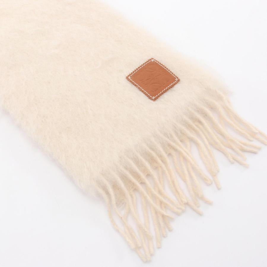 LOEWE（ロエベ） アナグラム ブランドオフ ウール マフラー モヘア