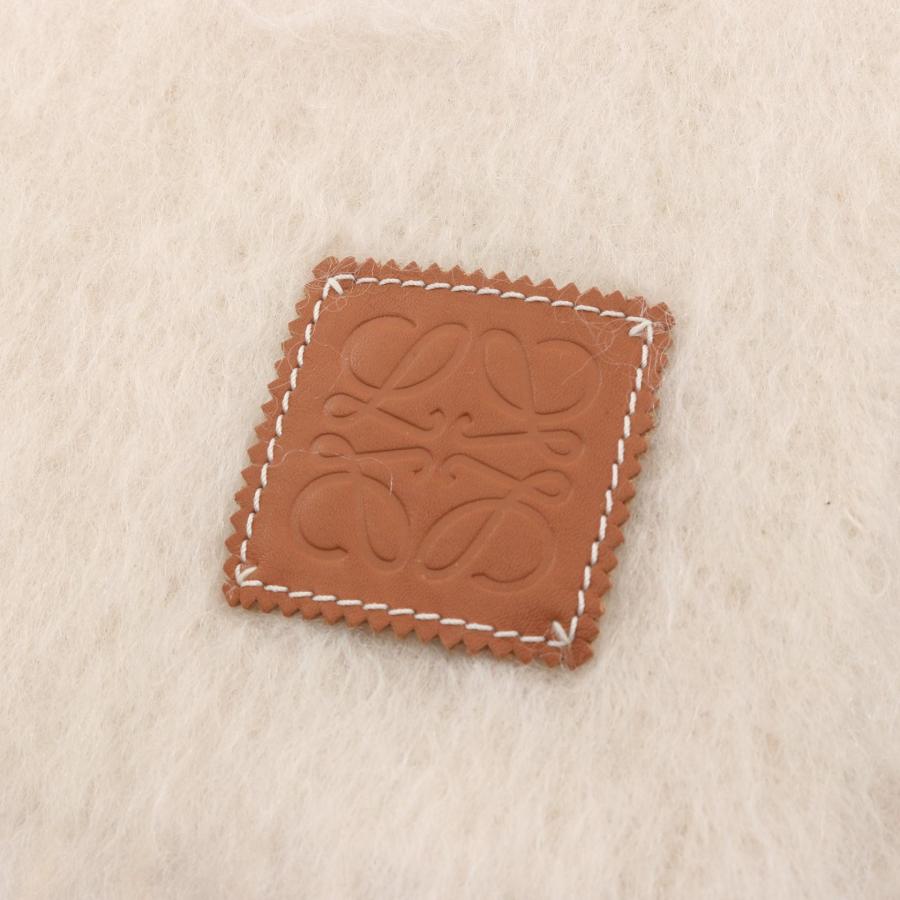 LOEWE（ロエベ） アナグラム ブランドオフ ウール マフラー モヘア