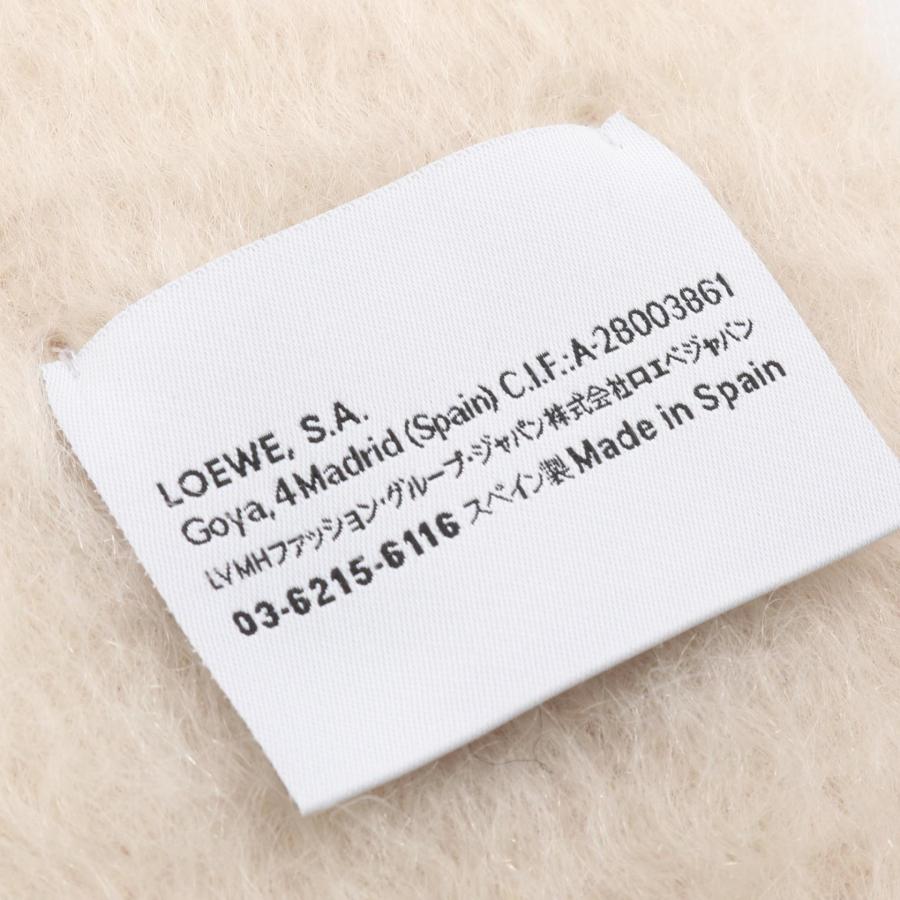LOEWE（ロエベ） アナグラム ブランドオフ ウール マフラー モヘア