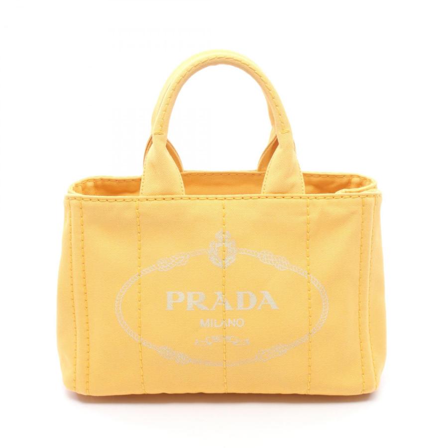 PRADA（プラダ） CANAPA カナパ ミニ ブランドオフ キャンバス トート