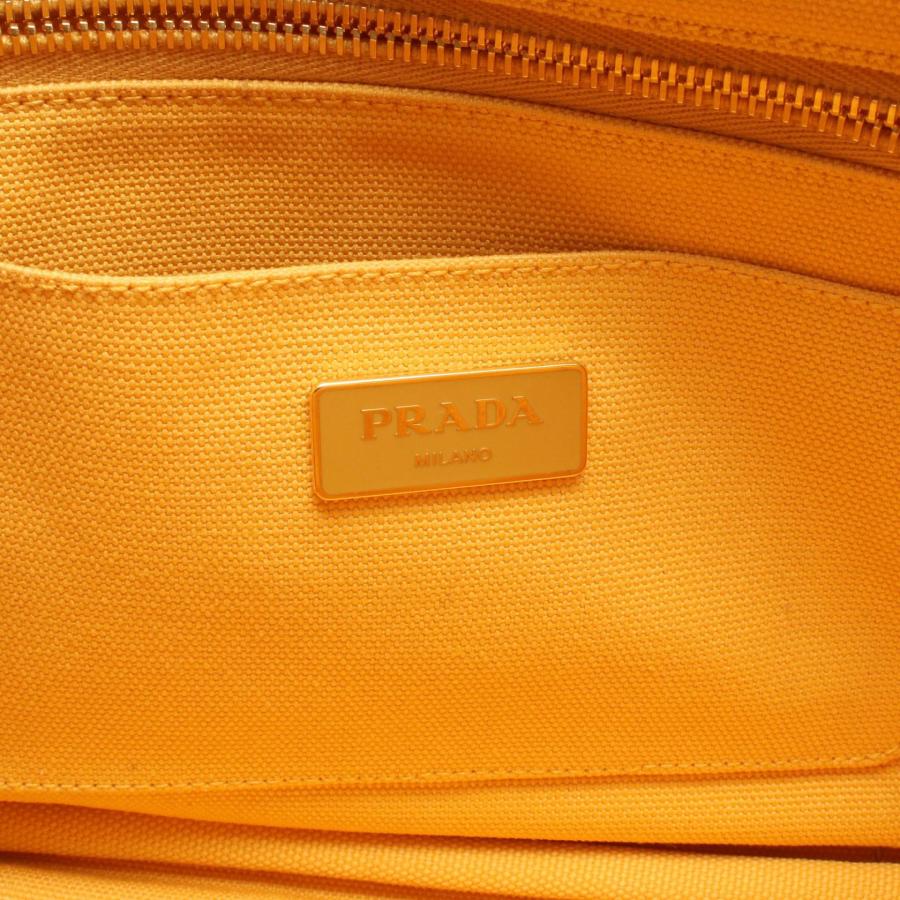 PRADA（プラダ） CANAPA カナパ ミニ ブランドオフ キャンバス トート