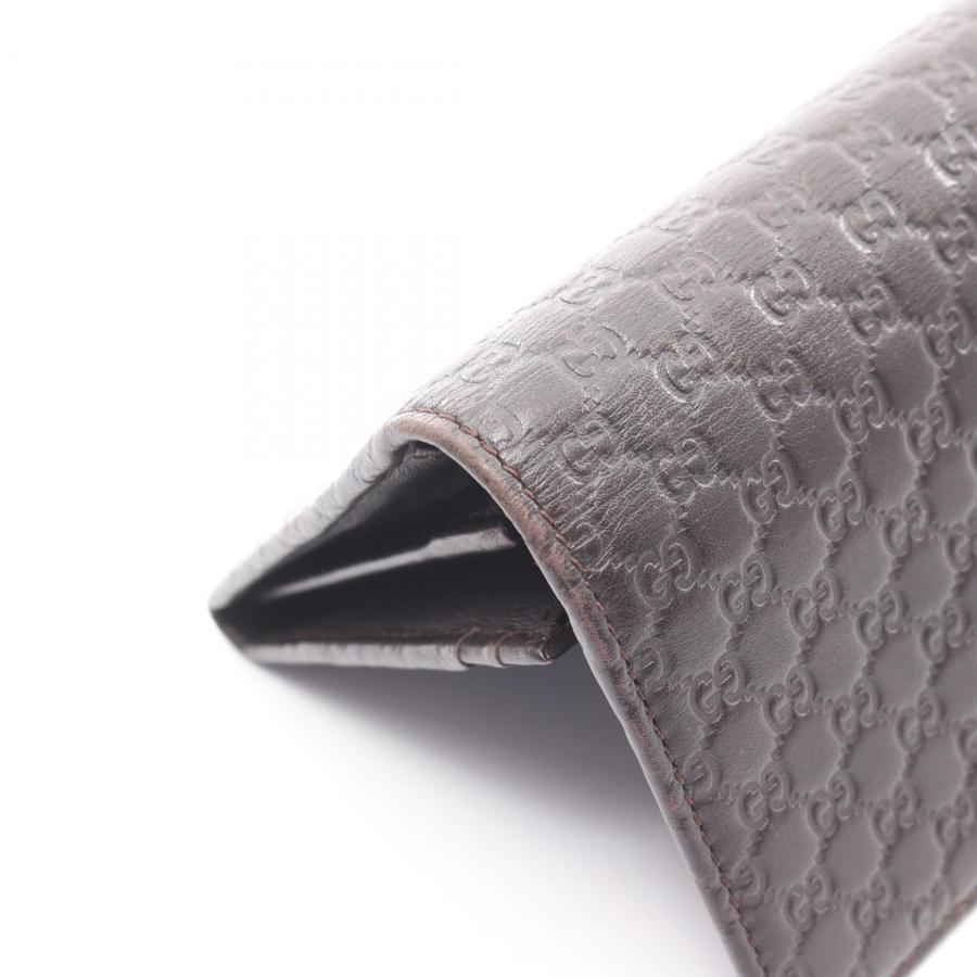GUCCI（グッチ） マイクログッチシマ ブランドオフ レザー 二つ折り長 