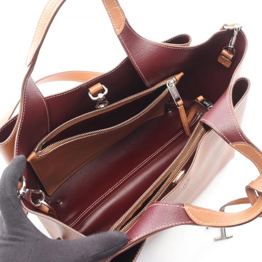 爆買 トッズ Tタイムレス ミニ 2WAY ブランドオフ TOD'S レザー