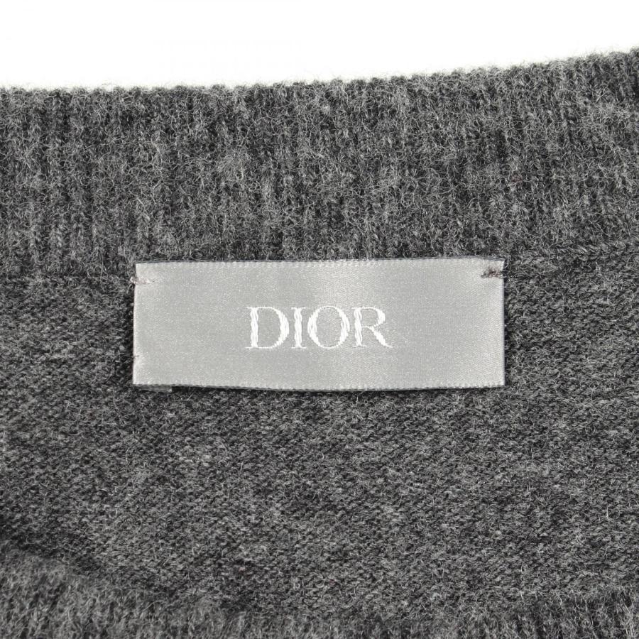 Dior ディオール ニット DIOR × JUDY BLAME 043M610AT202 ロゴ刺繍 ディオール DIOR × JUDY BLAME 043M610AT202 ロゴ刺繍 ブランドオフ