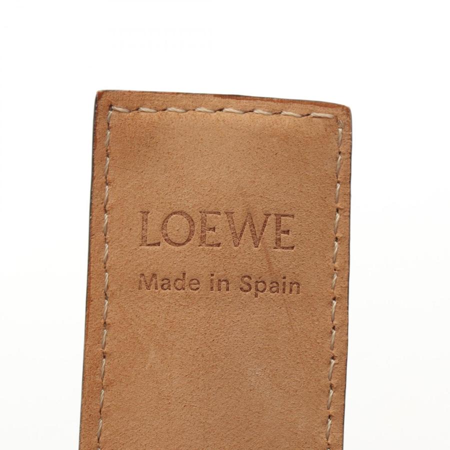 LOEWE（ロエベ） アナグラム スラップ スモール ブランドオフ レザー