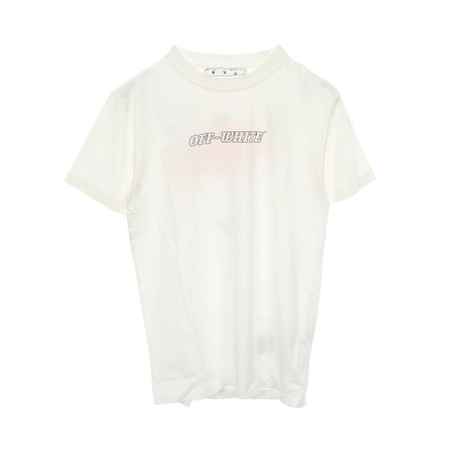 オフホワイト ロゴプリント ブランドオフ OFF-WHITE コットン 半袖T 