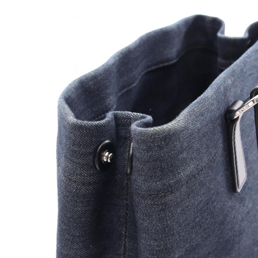 PRADA（プラダ） DENIM + VITELLO ブランドオフ デニム トートバッグ