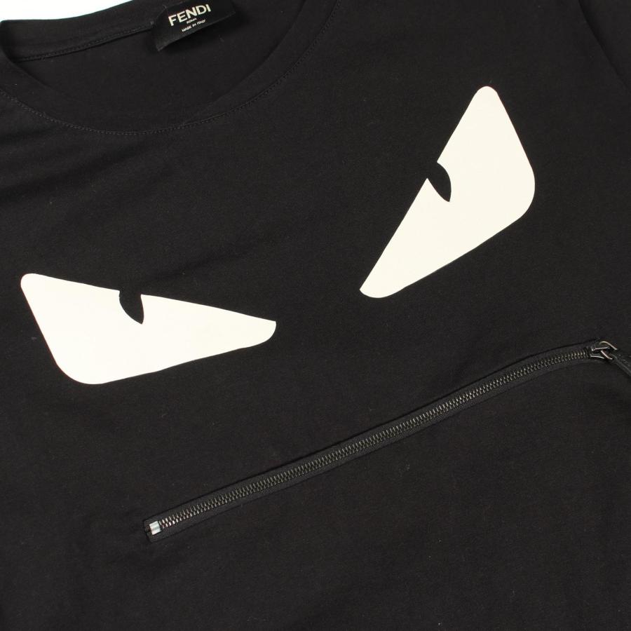 FENDI（フェンディ） モンスター ジップ ブランドオフ コットン 半袖T