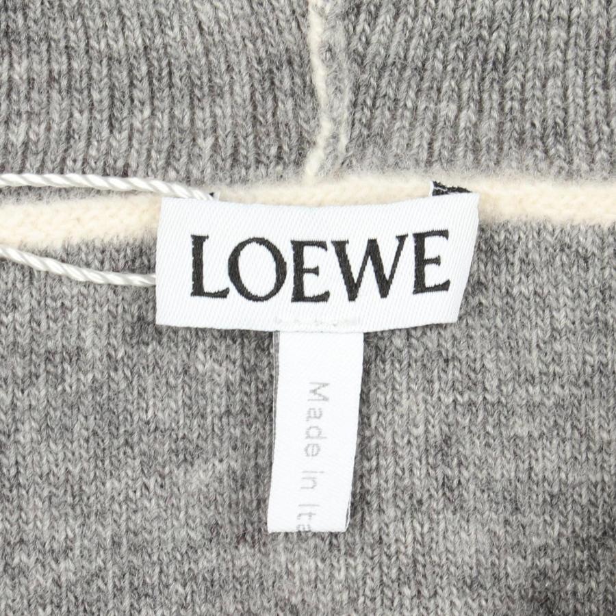 LOEWE（ロエベ） アナグラム ニット ブランドオフ ウール パーカー