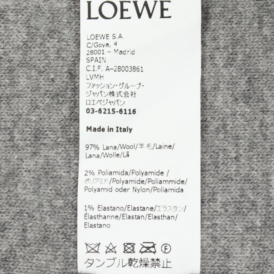 LOEWE（ロエベ） アナグラム ニット ブランドオフ ウール パーカー