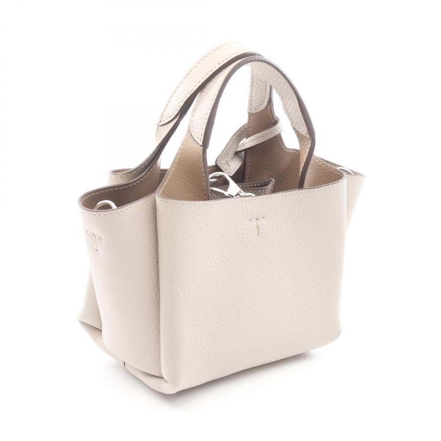 美品　トッズ　T タイムレス マイクロ　レザー　2way バッグ トッズ Tタイムレス マイクロ 2WAY ブランドオフ TOD'S レザー