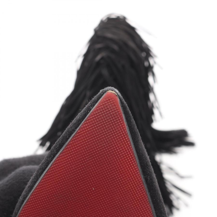 ChristianLouboutin ルブタン フリンジ スウェード ブーツ Christian Louboutin（クリスチャンルブタン） フリンジ ブランドオフ