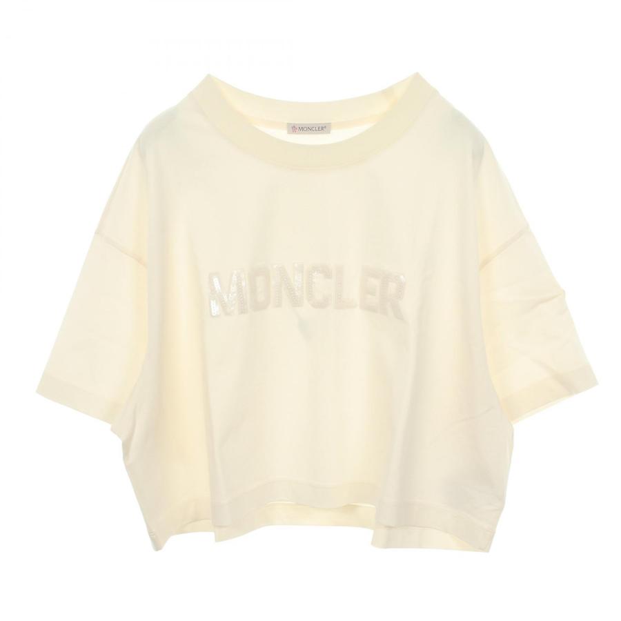 MONCLER（モンクレール） スパンコールロゴ クロップド ブランドオフ 