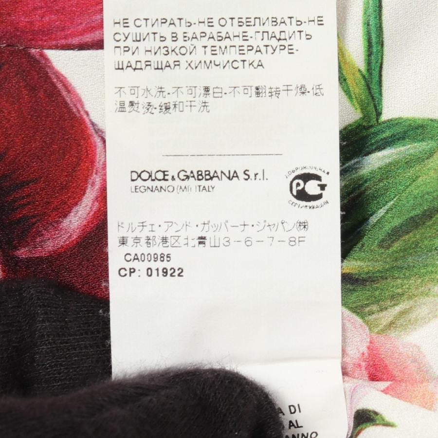 ドルチェアンドガッバーナ 花柄 スパンコール 半袖 ブランドオフ DOLCE 