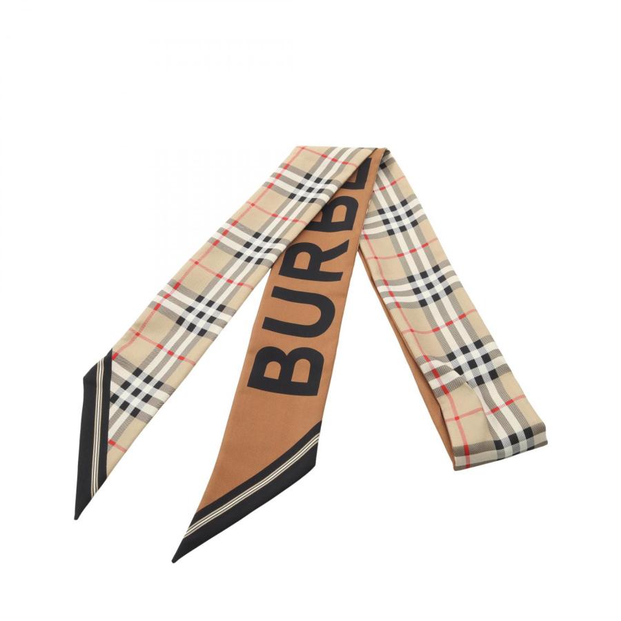 BURBERRY（バーバリー） Skinny Scarf チェック ロゴ ブランドオフ