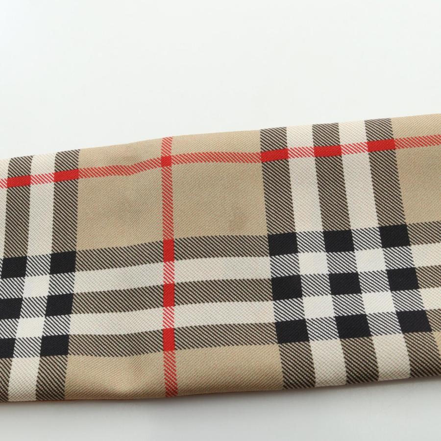 BURBERRY（バーバリー） Skinny Scarf チェック ロゴ ブランドオフ