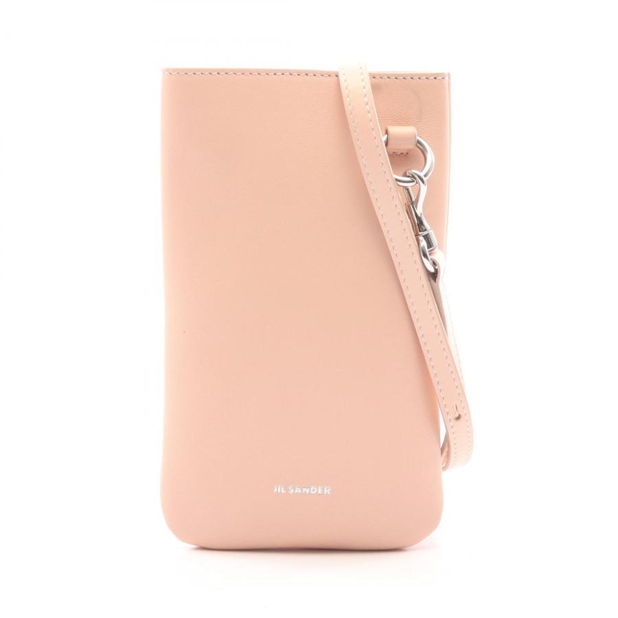美品　JIL SANDER 　レザーショルダーバッグ お値段交渉可☆ JIL SANDER（ジルサンダー） スマホショルダー ブランドオフ レザー