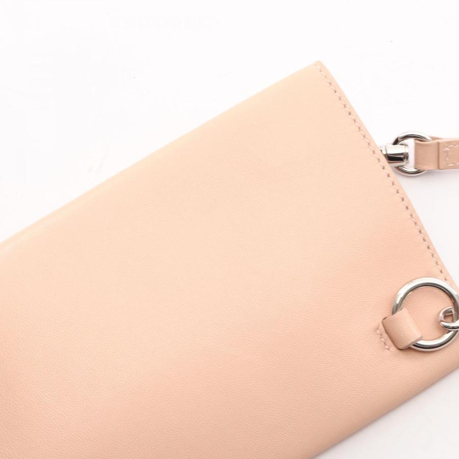 JIL SANDER ベージュ レザー スマホショルダーバッグ JIL SANDER（ジルサンダー） スマホショルダー ブランドオフ レザー