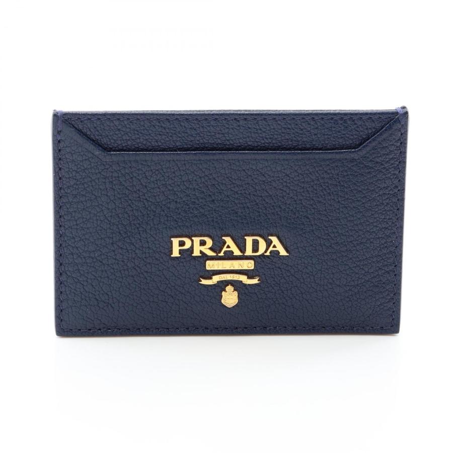PRADA（プラダ） MADRAS パスケース ブランドオフ レザー カードケース