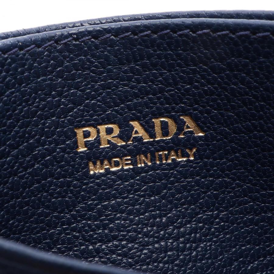 PRADA（プラダ） MADRAS パスケース ブランドオフ レザー カードケース