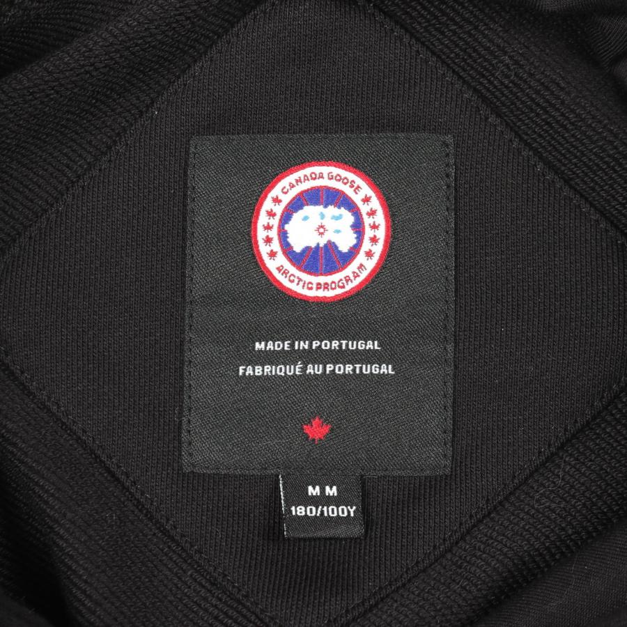 カナダグース   Huron Hoodie パーカー 衣料品 トップス コットン メンズ ブラック系 【中古】 CANADA GOOSE（カナダグース） Huron Hoodie ブランドオフ コットン
