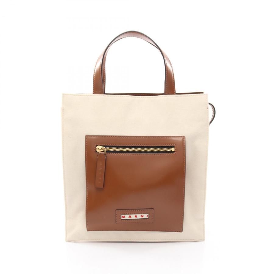MARNI（マルニ） SMALL ZIPPED TOTE ブランドオフ キャンバス トート