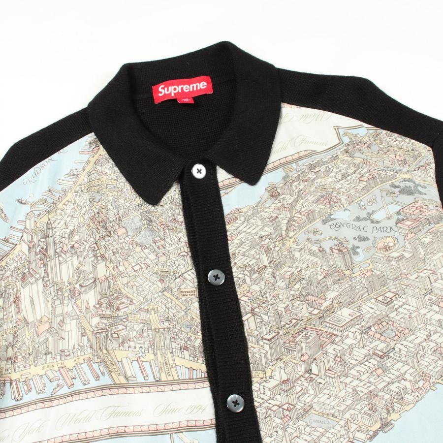 Supreme（シュプリーム） Silk Map Cardigan 切替 ブランドオフ ウール