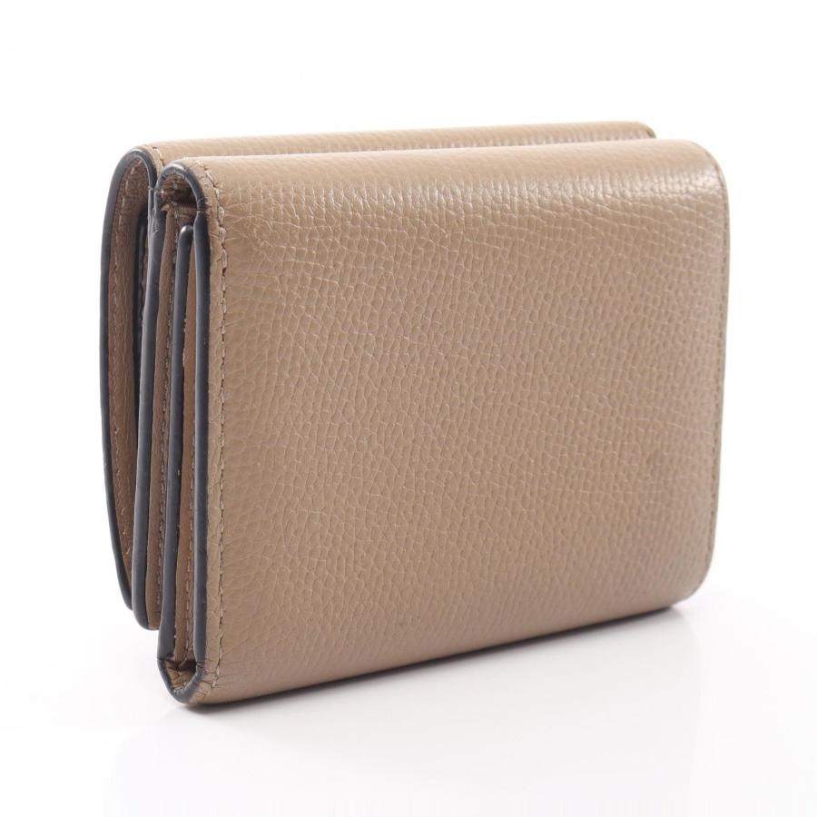 LOEWE（ロエベ） アナグラム トライフォールド ブランドオフ レザー 三