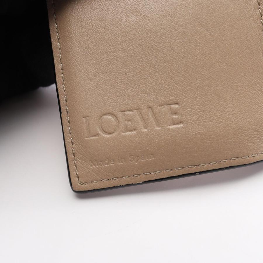 LOEWE（ロエベ） アナグラム トライフォールド ブランドオフ レザー 三