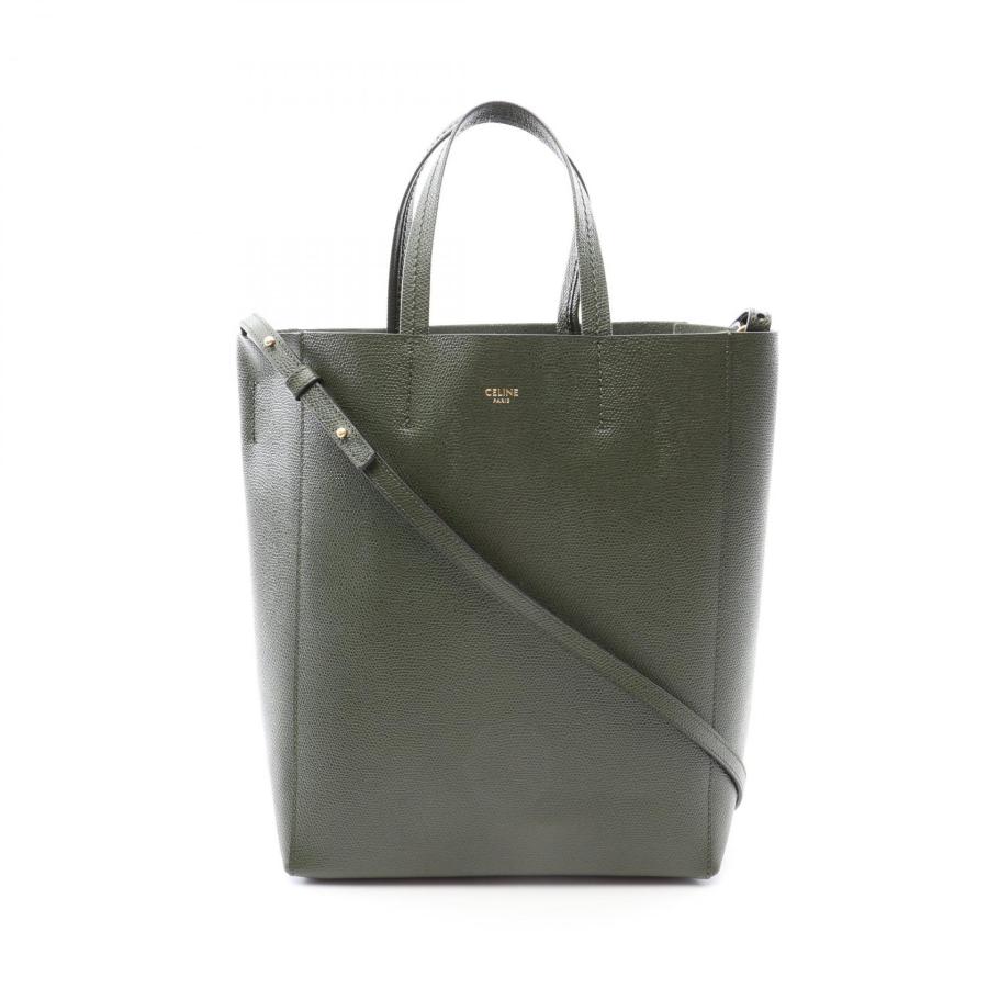 【未使用】セリーヌ スモールバーティカルカバ トリオンフ 2wayトートバッグ CELINE（セリーヌ） バーティカル スモール カバ 2WAY ブランドオフ
