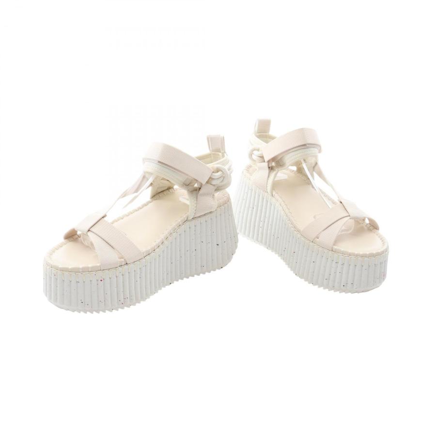 Chloe（クロエ） Nama ウェッジ ブランドオフ レザー サンダル 中古