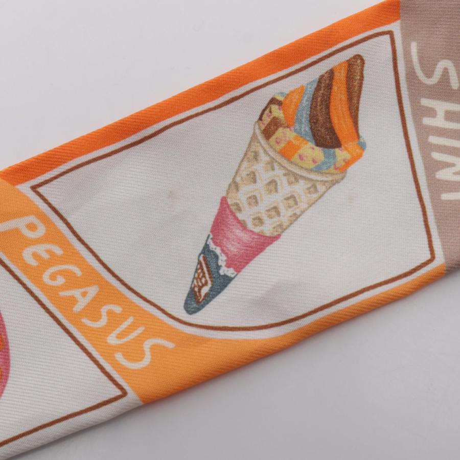 未使用　HERMES ツイリー FUNNY ICE CREAM HERMES（エルメス） ツイリー FUNNY ICE CREAM リボン ブランドオフ