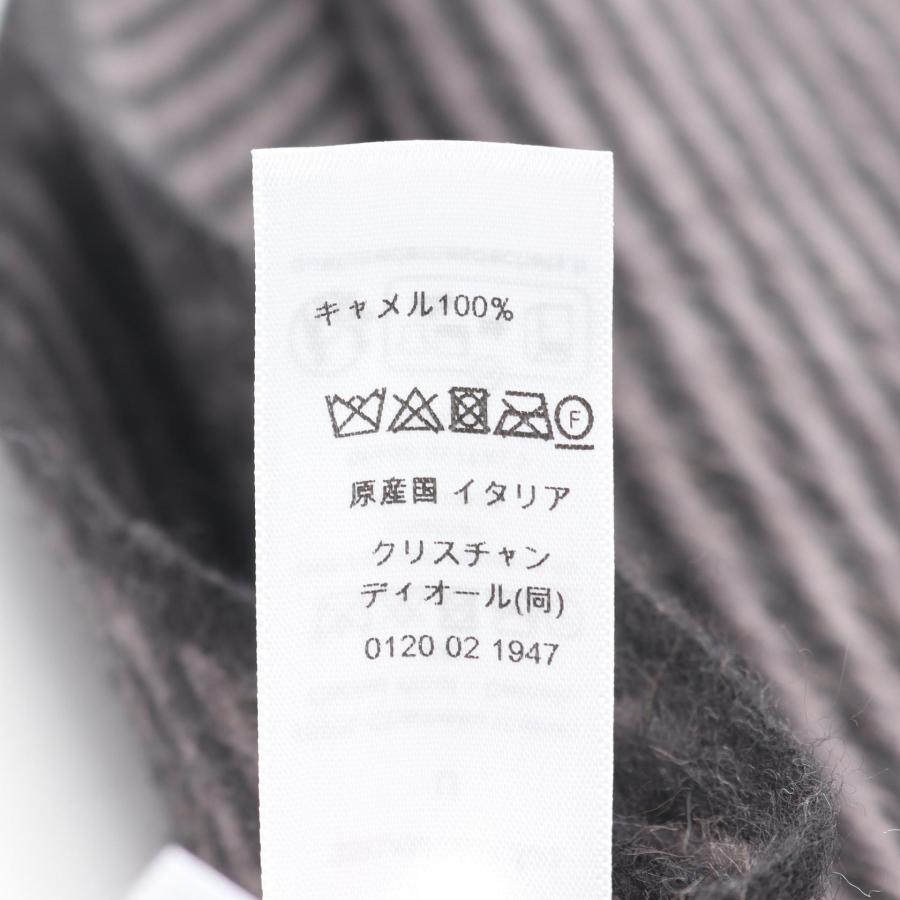 ディオール Dior マフラー 衣料品 キャメル レディース ブラック系 / グレー系 35CAM202A900 【中古】 CHRISTIAN DIOR♢キャメルウール スカーフ マフラー (Dior/マフラー