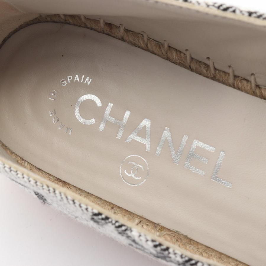 シャネル ココマーク エスパドリーユ スリッポン ブランドオフ CHANEL キャンバス その他靴 中古 レディース