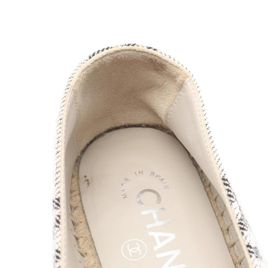 シャネル ココマーク エスパドリーユ スリッポン ブランドオフ CHANEL キャンバス その他靴 中古 レディース