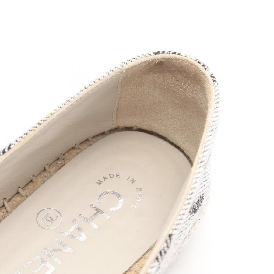 シャネル ココマーク エスパドリーユ スリッポン ブランドオフ CHANEL キャンバス その他靴 中古 レディース