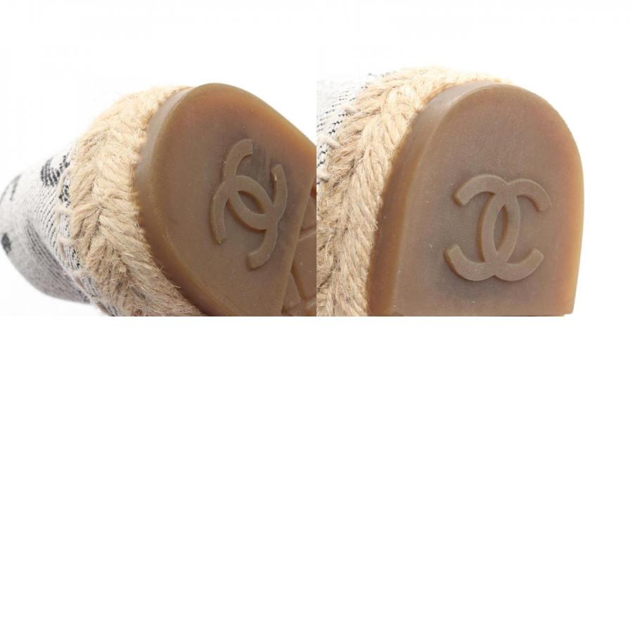 シャネル ココマーク エスパドリーユ スリッポン ブランドオフ CHANEL キャンバス その他靴 中古 レディース
