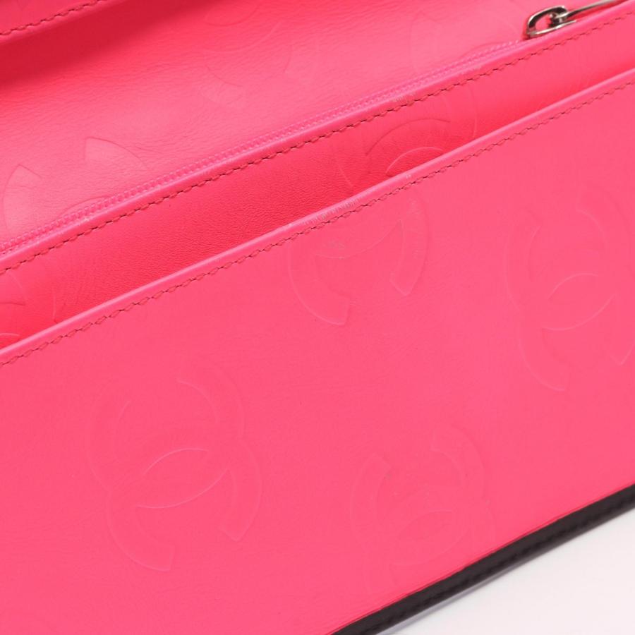 CHANEL（シャネル） カンボンライン ブランドオフ レザー 二つ折り長