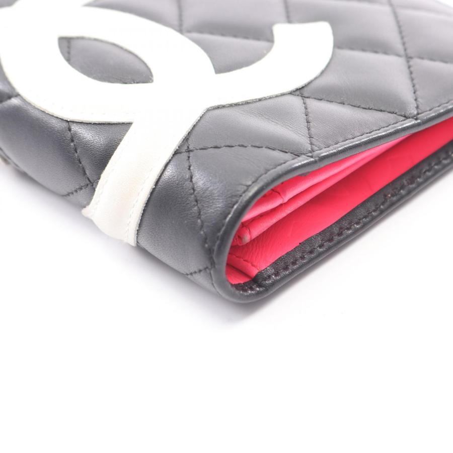 シャネル CHANEL 長財布 カンボンライン 二つ折り ラムスキン CHANEL（シャネル） カンボンライン ブランドオフ レザー 二つ折り長